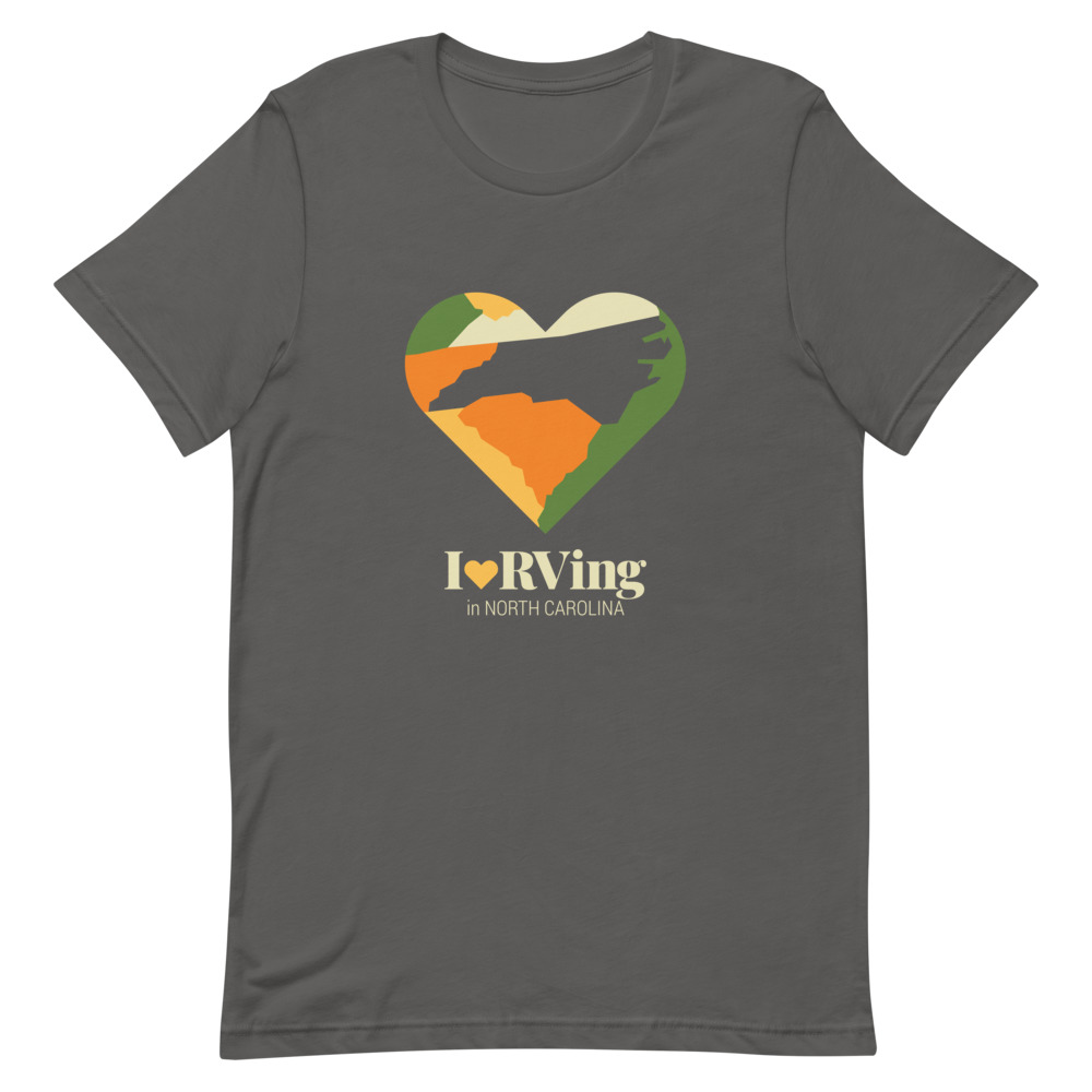 I Heart RVing in North Carolina | Short-Sleeve Unisex T-Shirt