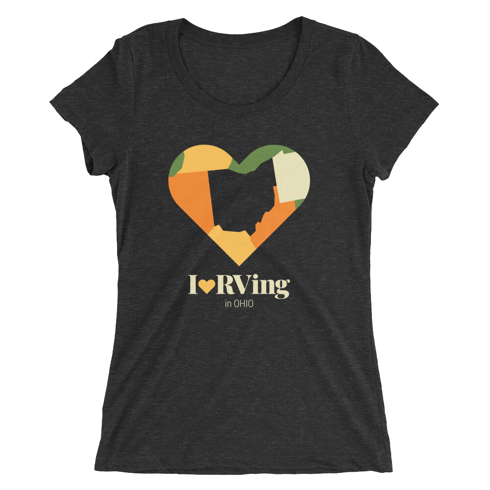 I Heart RVing in Ohio | Ladies’ short sleeve t-shirt
