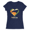 I Heart RVing in North Carolina | Ladies’ short sleeve t-shirt