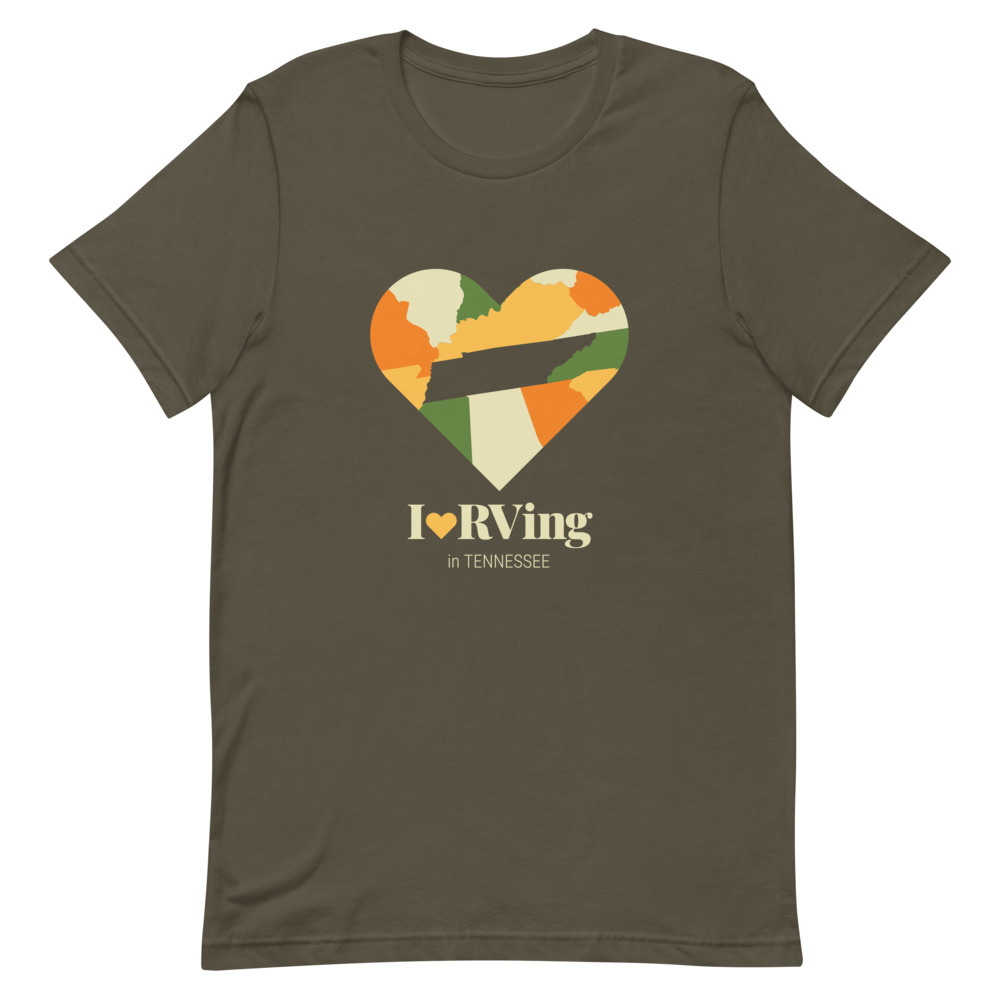I Heart RVing in Tennessee | Short-Sleeve Unisex T-Shirt