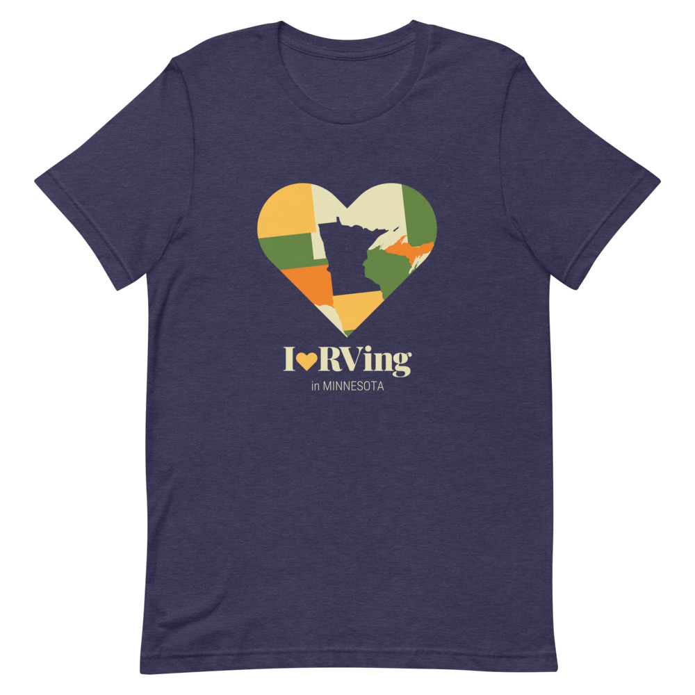 I Heart RVing in Minnesota | Short-Sleeve Unisex T-Shirt