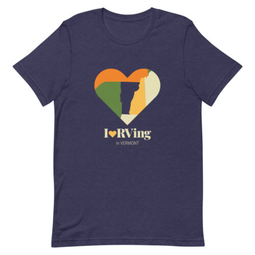 I Heart RVing in Vermont | Short-Sleeve Unisex T-Shirt