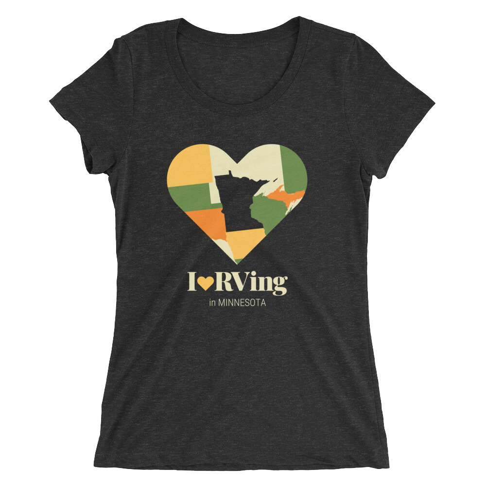 I Heart RVing in Minnesota | Ladies’ short sleeve t-shirt