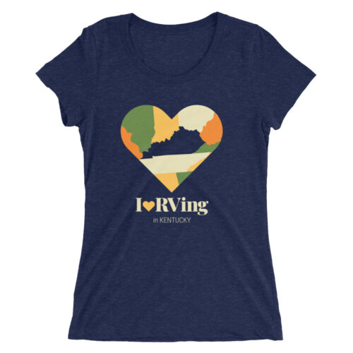I Heart RVing in Kentucky | Ladies’ short sleeve t-shirt