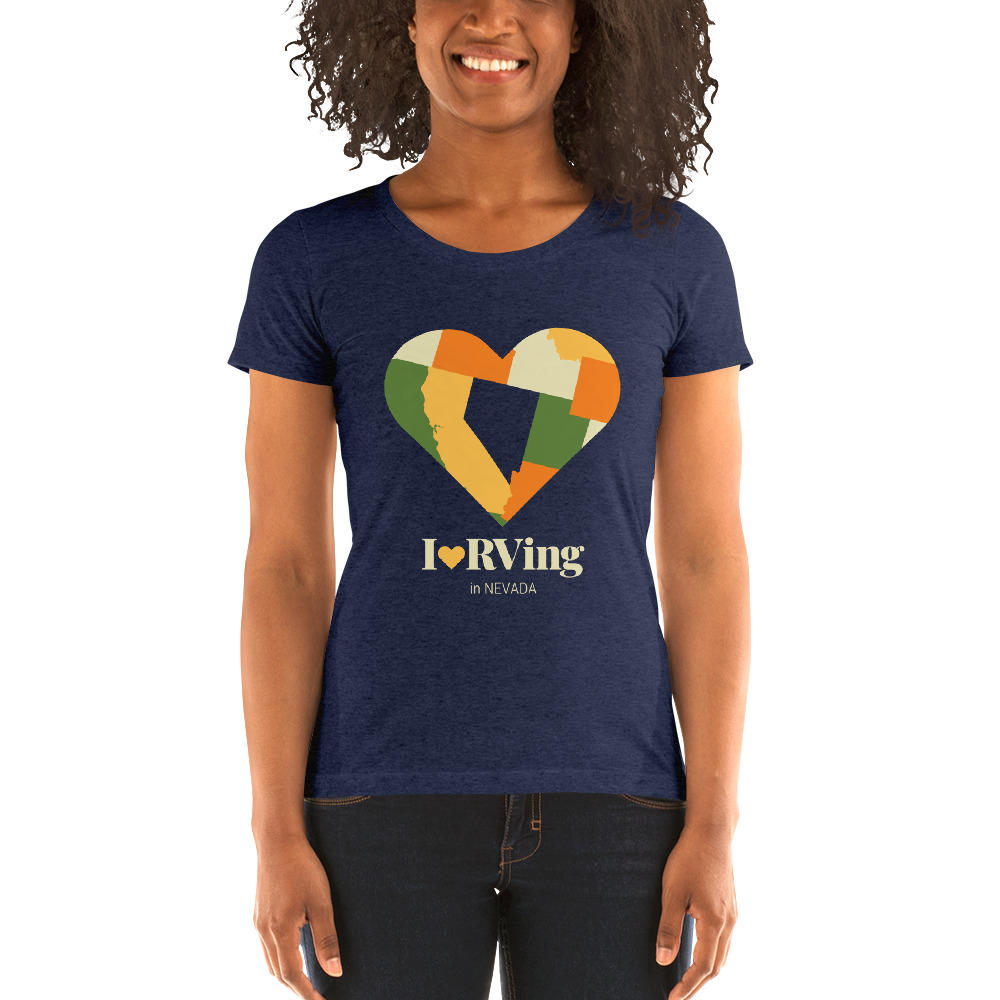 I Heart RVing in Nevada | Ladies’ short sleeve t-shirt