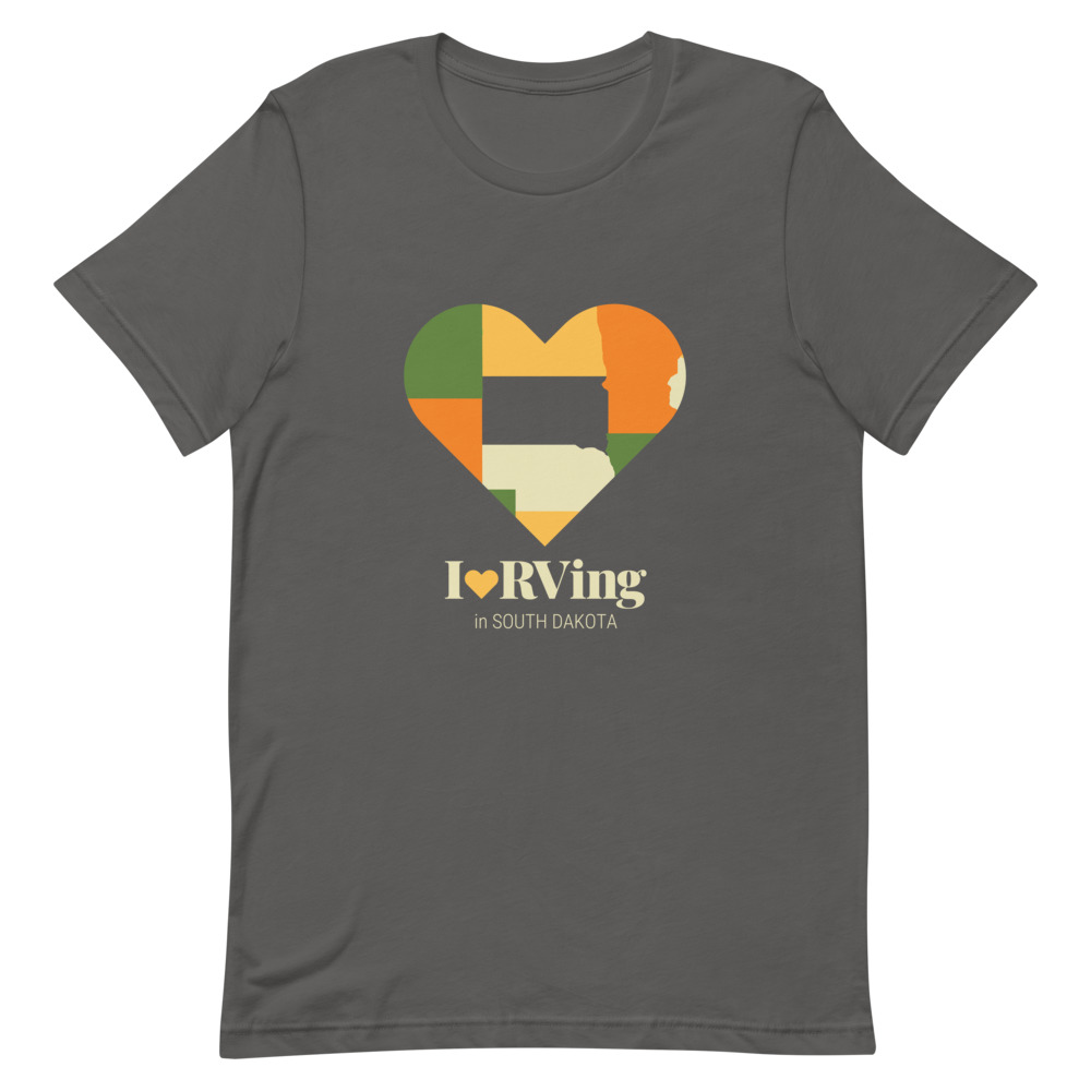 I Heart RVing in South Dakota | Short-Sleeve Unisex T-Shirt