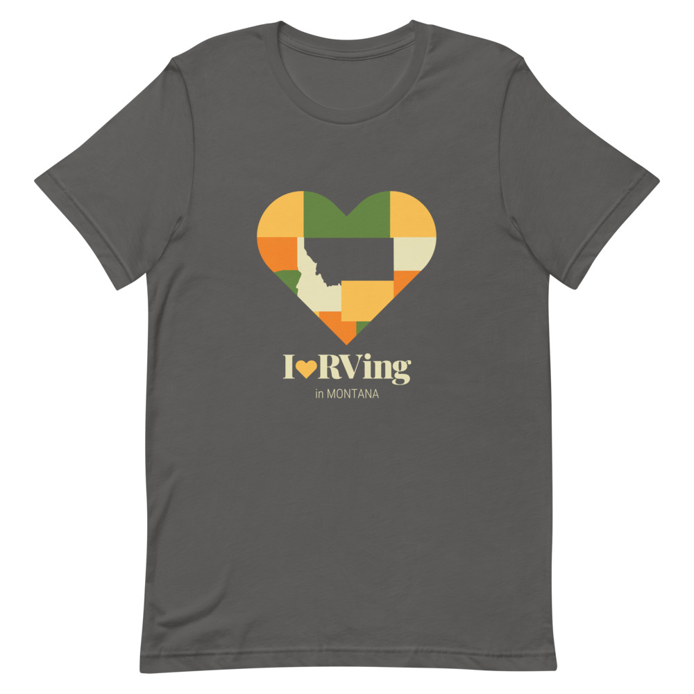 I Heart RVing in Montana | Short-Sleeve Unisex T-Shirt