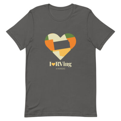I Heart RVing in Kansas | Short-Sleeve Unisex T-Shirt