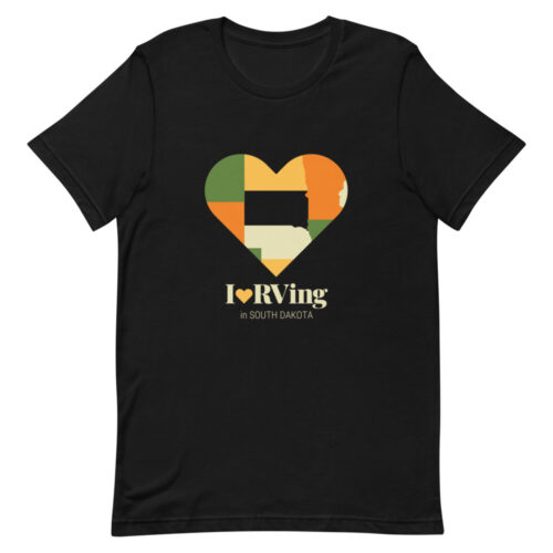 I Heart RVing in South Dakota | Short-Sleeve Unisex T-Shirt