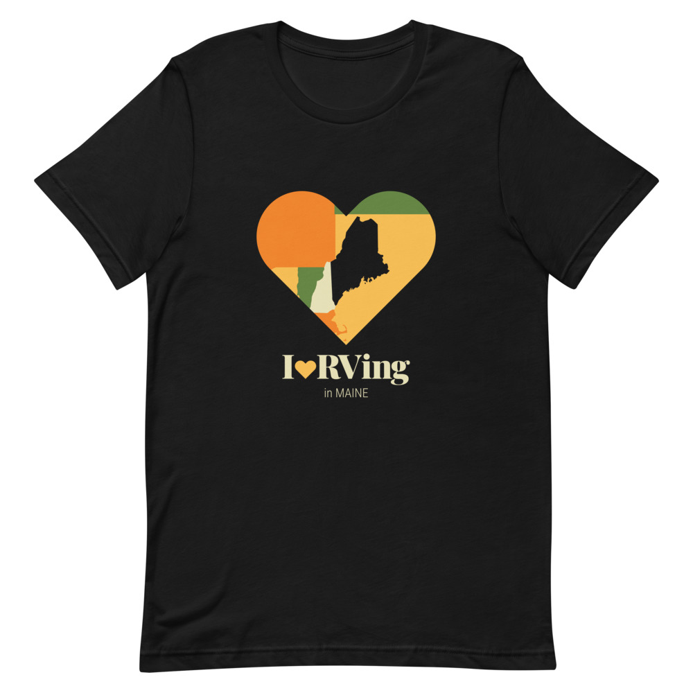I Heart RVing in Maine | Short-Sleeve Unisex T-Shirt