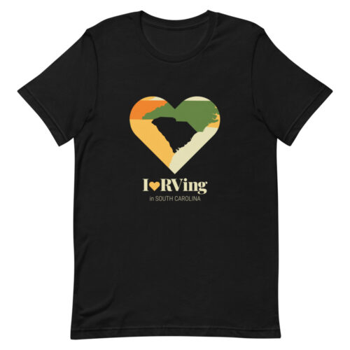 I Heart RVing in South Carolina | Short-Sleeve Unisex T-Shirt