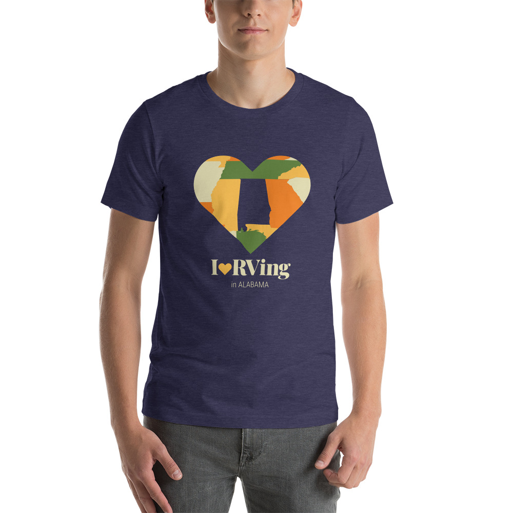 I Heart RVing in Alabama | Short-Sleeve Unisex T-Shirt