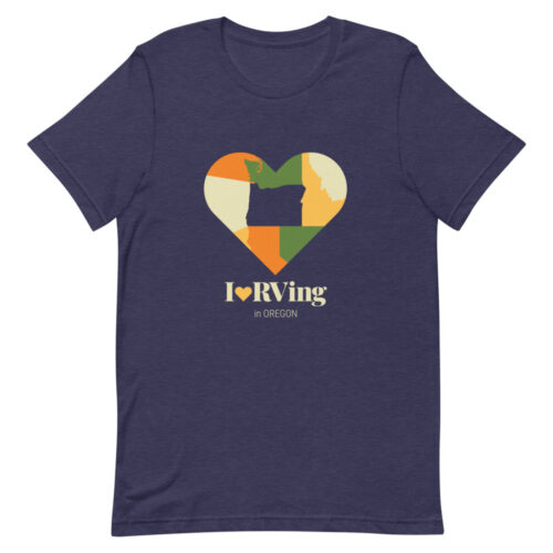 I Heart RVing in Oregon | Short-Sleeve Unisex T-Shirt