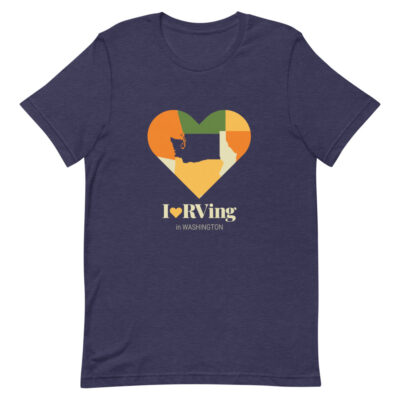 I Heart RVing in Washington | Short-Sleeve Unisex T-Shirt