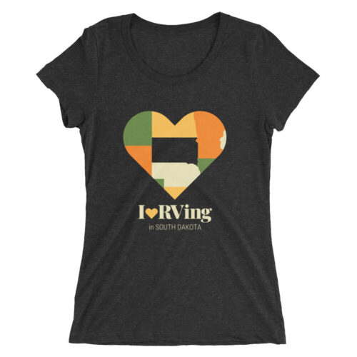 I Heart RVing in South Dakota | Ladies’ short sleeve t-shirt
