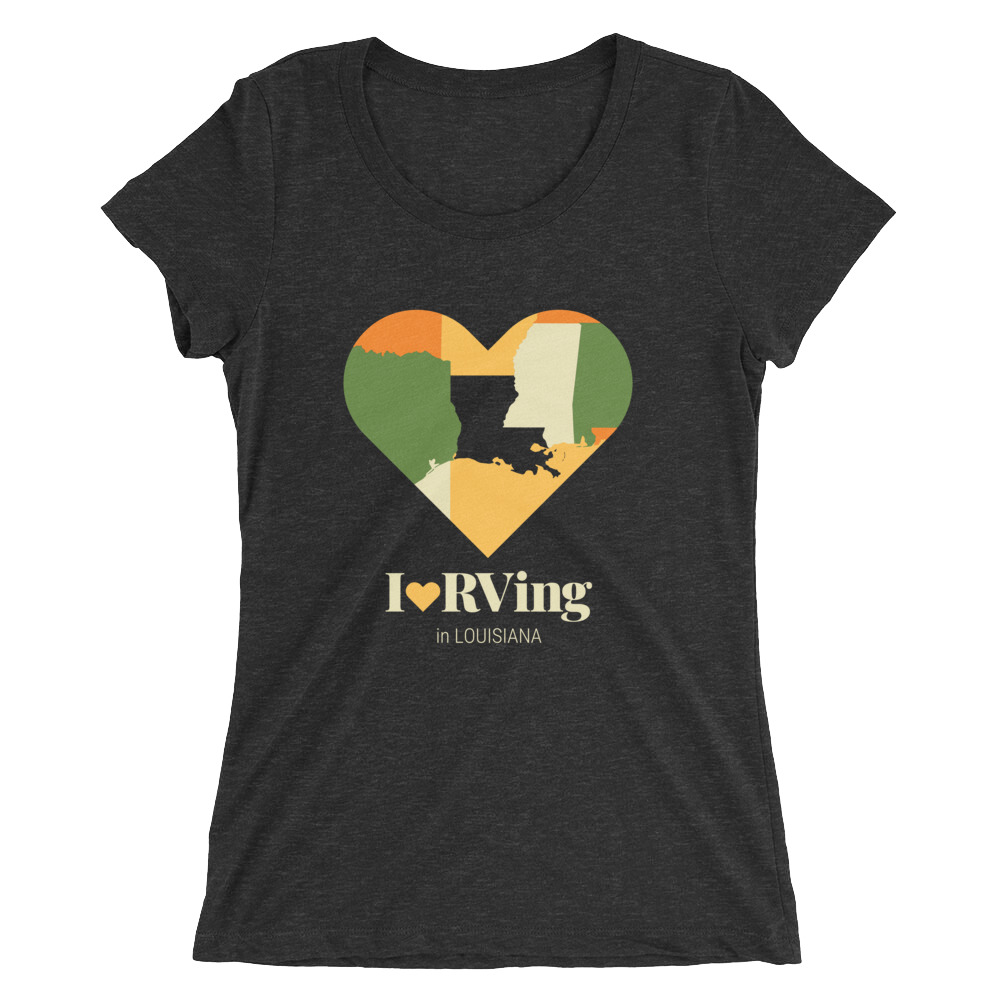 I Heart RVing in Louisiana | Ladies’ short sleeve t-shirt