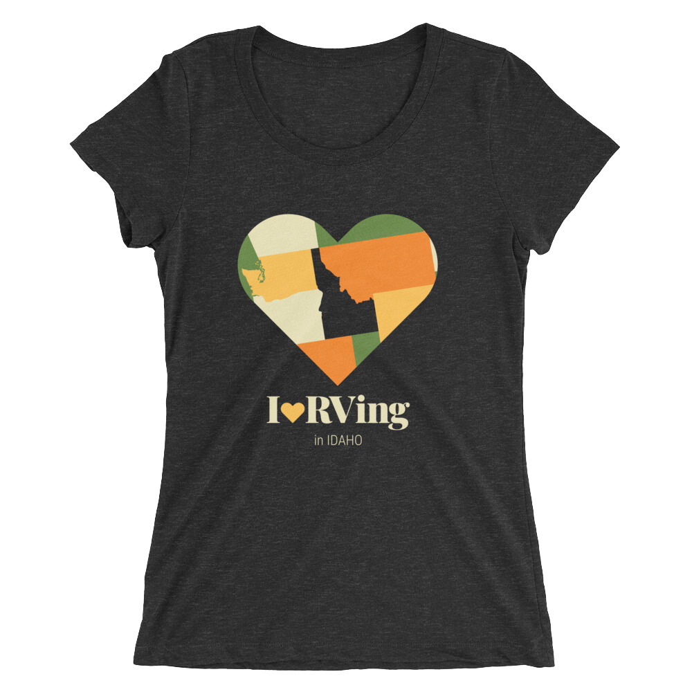 I Heart RVing in Idaho | Ladies’ short sleeve t-shirt