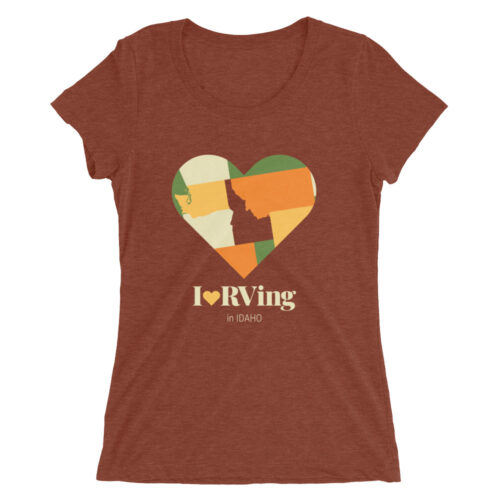 I Heart RVing in Idaho | Ladies’ short sleeve t-shirt
