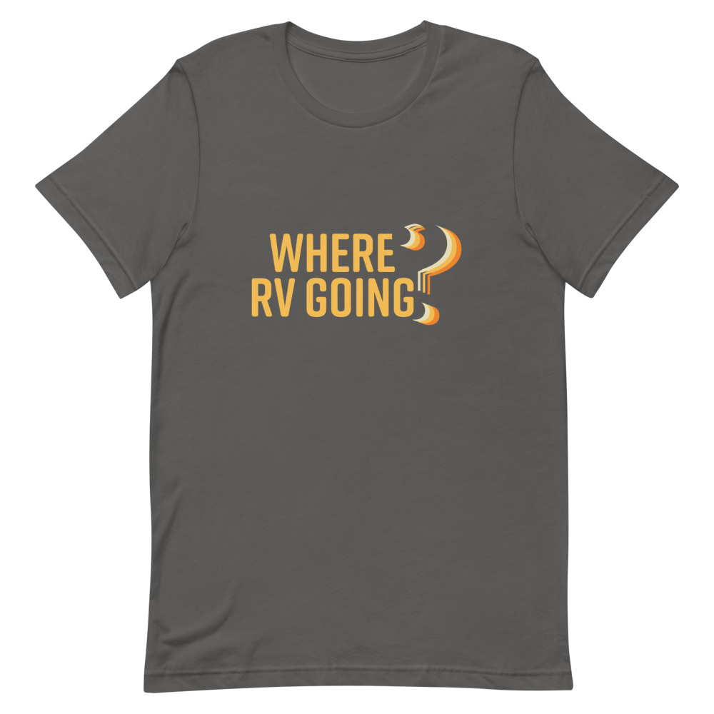 Where RV Going? (Yellow) | Short-sleeve unisex t-shirt