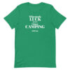 Who Needs Luck I Have Camping (White) | Short-Sleeve Unisex T-Shirt