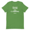 Who Needs Luck I Have Camping (White) | Short-Sleeve Unisex T-Shirt