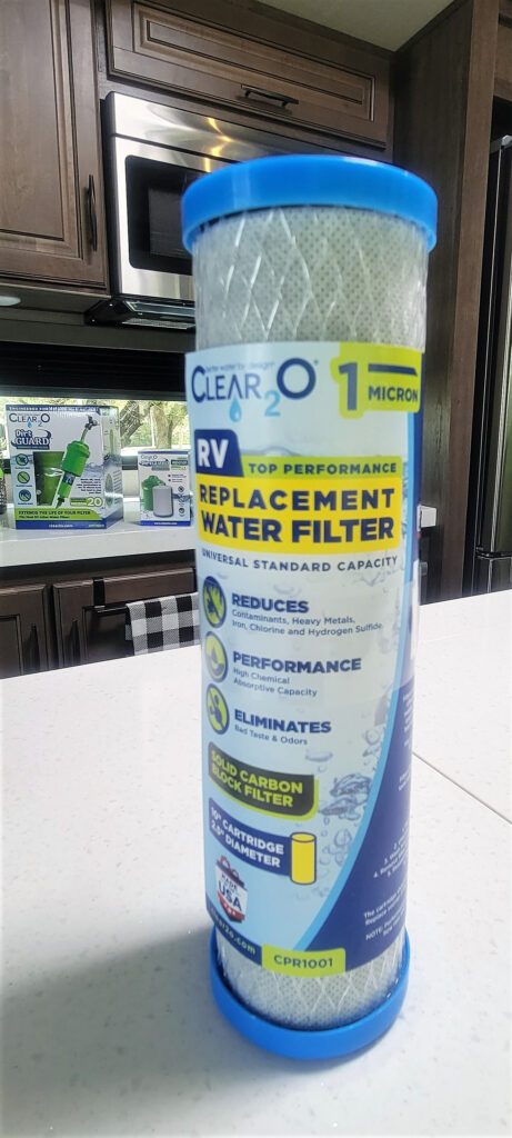 CLEAR2O RV WATER FILTER ONE MICRON RV KITCHEN