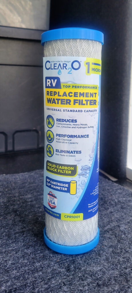 CLEAR2O RV WATER FILTER ONE MICRON