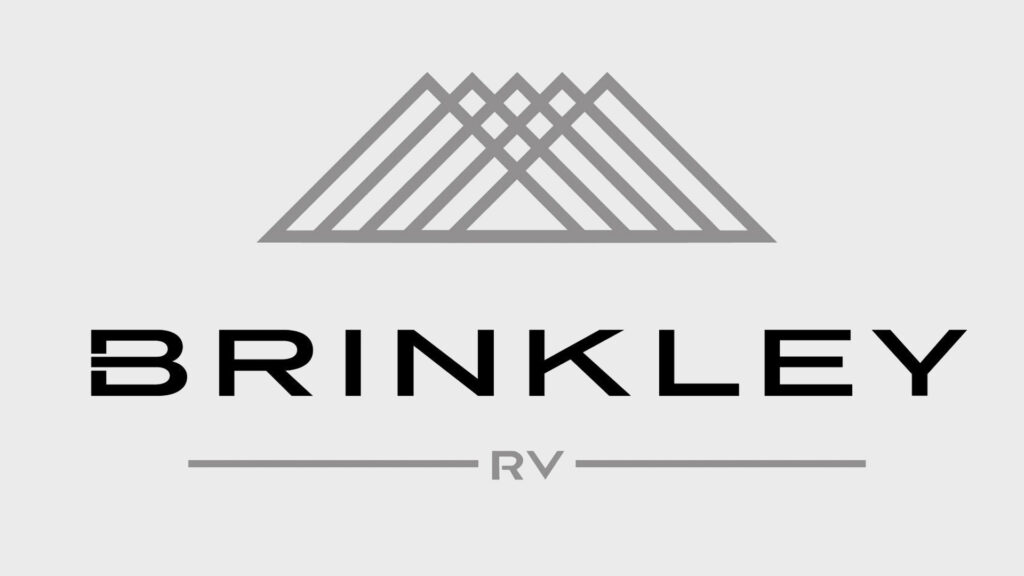 Brinkley logo gray background