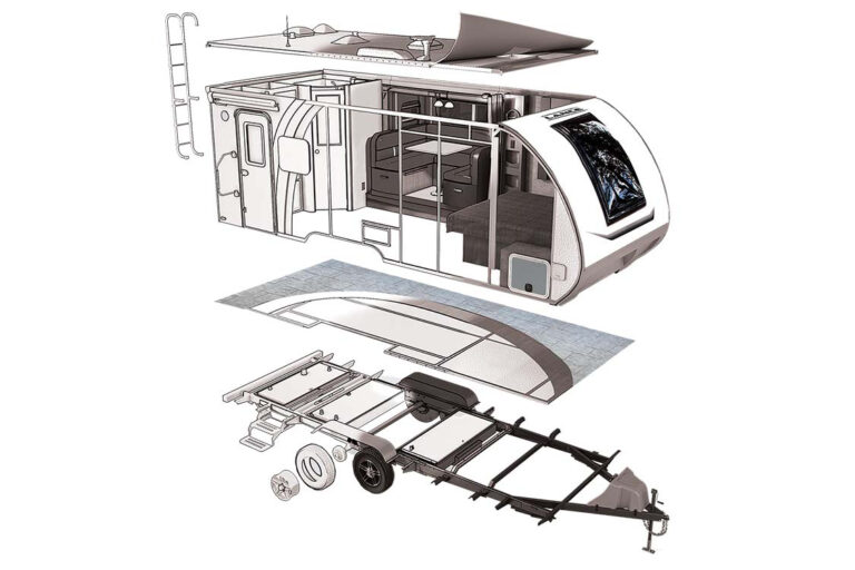 Lance Travel trailer CAD model
